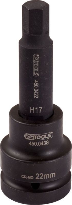 KS Tools 3/4" Kraft-Bit-Stecknuss Innensechskant lang, 19mm - 450.0462 von KS-Tools