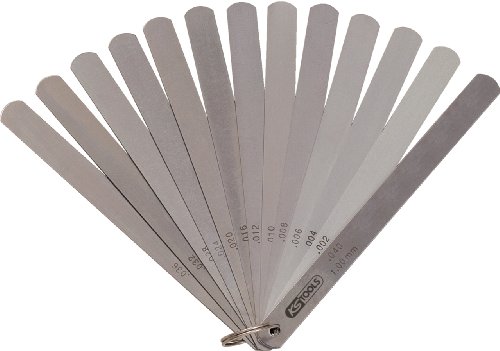 KS Tools 300.0616 Kolbenspiellehre, 20 Blatt, 0,05-1mm von KS Tools