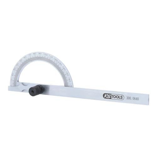 KS Tools 300.0640 Winkelgradmesser mit offenen Bogen, 120mm von KS Tools