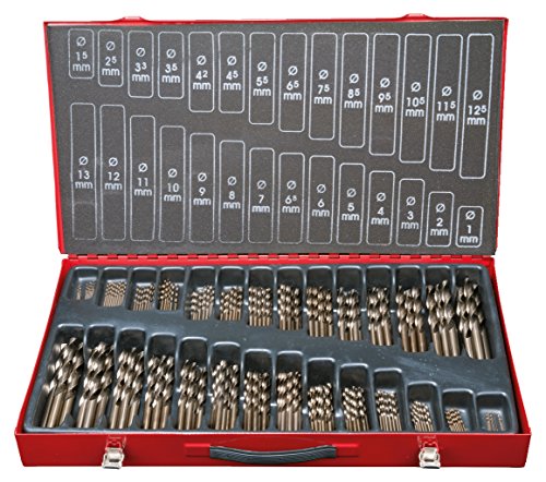 KS Tools 330.3650 HSS-G Co 5 Spiralbohrer-Satz, 230-tlg., 1-13mm von KS Tools