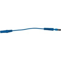 KS Tools 4,0 mm Eingangsbuchse auf 6,0 mm Prüfadapterstecker flach (blau) von KS Tools