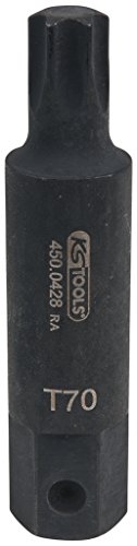KS Tools 450.0428 Kraft-Biteinsatz für TX-Schrauben L=107mm, T70 von KS Tools