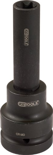 KS Tools 450.0483 1" Kraft-Bit-Stecknuss E-TX, lang, E22 von KS Tools