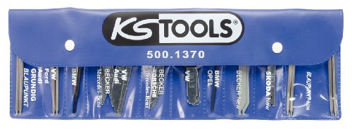 KS Tools 500.1370 Radio-/Navigationssystem Demontage und Montage-Satz, 18-tlg. von KS Tools