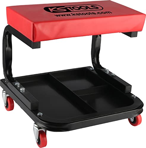 KS Tools 500.8020 Fahrbarer Werkstatthocker mit Aufbewahrungsebene zur Ablage von Werkzeugen, L440xB360xH360mm KS Tools 500.8020 Fahrbarer Werkstatthocker mit Aufbewahrungsebene zur Ablage von Werkzeugen, L440xB360xH360mm von KS Tools