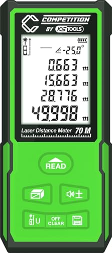 KS Tools 512.3000 COMPETITION Laser-Entfernungsmesser bis 70 m von KS Tools