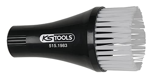 KS Tools Bürstenaufsatz 515.1983 I Einsetzbar mit der KS Tools Druckluft Reinigungspistole I Bürste zum Reinigen von Innenräumen I Neuer Glanz garantiert von KS Tools