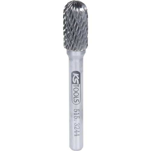 KS Tools 515.3241 HM Walzenrund-Frässtift Form C, 3mm, silber von KS Tools