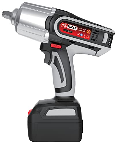 KS Tools 515.3703 – Schlagschrauber mit Li-Ion-Akku, 1/2 Zoll, Hochleistungs-Schlagschrauber, Akku-Schlagschrauber, Werkzeug für Arbeiten an Automobilen, Leistung bis zu 880 Nm KS Tools 515.3703 – Schlagschrauber mit Li-Ion-Akku, 1/2 Zoll, Hochleistungs-Schlagschrauber, Akku-Schlagschrauber, Werkzeug für Arbeiten an Automobilen, Leistung bis zu 880 Nm von KS Tools