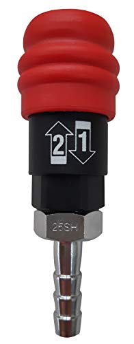 KS Tools Schnellkupplung, geriffelt, Ø 13 mm – L 58 mm. von KS Tools