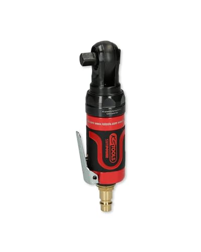 KS Tools Mini Druckluft Ratsche 3/8" SlimPOWER 515.5510 I Umschaltratsche mit Vierkantantrieb nach DIN 3120 / ISO 1174 mit Kugelarretierung I 3-fach Verzahnung I 30Nm von KS Tools