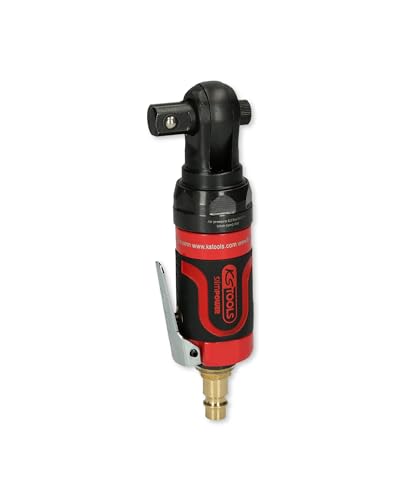 KS Tools Mini Druckluft Ratsche 1/2" SlimPOWER 515.5515 I Umschaltratsche mit Vierkantantrieb nach DIN 3120 / ISO 1174 mit Kugelarretierung I 3-fach Verzahnung I 30Nm von KS Tools