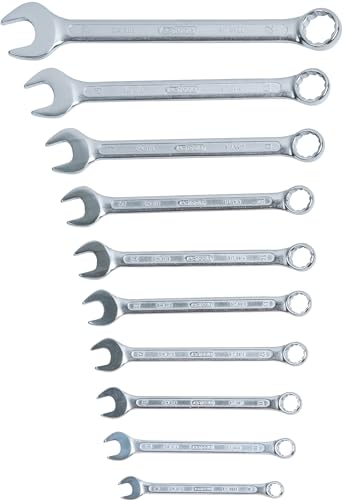 KS Tools 517.0080 CLASSIC Ringmaulschlüssel-Satz, abgewinkelt, 10-tlg. 8-22mm von KS Tools