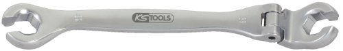 KS Tools 518.0379 CHROMEplus Offener Doppel-Ringschlüssel mit Gelenk, 9mm von KS Tools