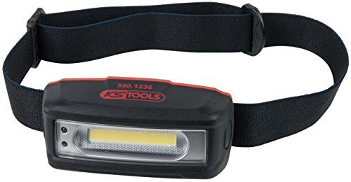 KS Tools 550.1236 STRIPE LED-Akku-Kopflampe mit Bewegungssensor, 220 Lumen von KS Tools