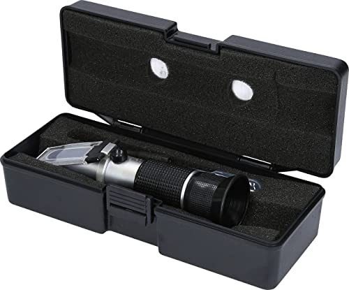 KS Tools 550.1285 Refraktometer - optisches Prüfgerät für Batterieflüssigkeit, Frostschutzmittel und AdBlue®-Zusätze von KS Tools