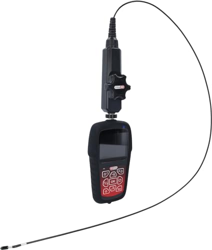 KS Tools 550.7550 HD-Videoskop-Satz mit Ø 3,9 mm 180° und 0° HD Frontkamera-Sonde, flexible PVC Hülle, 3-tlg von KS Tools