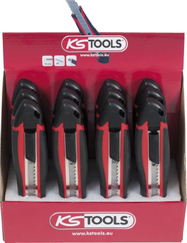 KS Tools 907.2175D Komfort-Abbrechklingen-Messer-Display,12-tlg. 18mm von KS Tools