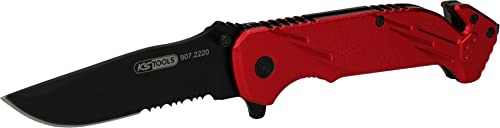 KS Tools 907.2220 Klappmesser mit Arretierung, Size, Farbe, Rot von KS Tools