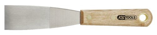 KS Tools 907.2262 EDELSTAHL Spachtel, 38mm, mit Holzgriff von KS Tools