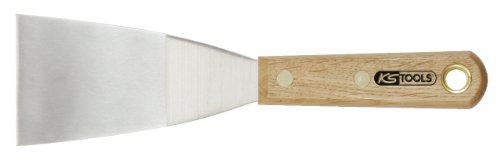 KS Tools 907.2264 EDELSTAHL Spachtel, 63mm, mit Holzgriff von KS Tools