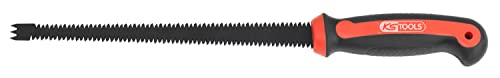 KS Tools 907.2506 Messersäge, Zuschnitt in Gipskarton, 250 mm, Verzahnung 7TPI, bi-matter Griff, weiß von KS Tools