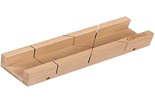 KS Tools Gehrungskasten, Holz, 300 x 54 x 36 mm, FSC, 100%, weiß von KS Tools