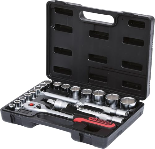 KS Tools 911.0620 1/2 Zoll Steckschlüssel-Satz | inklusive Umschaltknarre, 45-Zahn | matt satiniert | 20-tlg. KS Tools 911.0620 1/2 Zoll Steckschlüssel-Satz | inklusive Umschaltknarre, 45-Zahn | matt satiniert | 20-tlg. von KS Tools