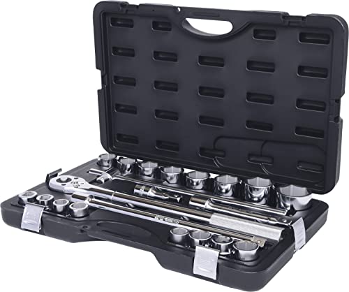 KS Tools 911.0752 3/4 Zoll Steckschlüssel-Satz | inklusive Umschaltknarre, 24-Zahn | matt satiniert | 21-tlg. KS Tools 911.0752 3/4 Zoll Steckschlüssel-Satz | inklusive Umschaltknarre, 24-Zahn | matt satiniert | 21-tlg. von KS Tools