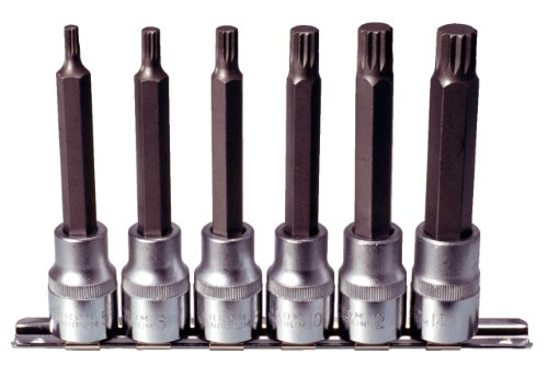 KS Tools 911.1358 1/2" Bit-Stecknuss-Satz XZN, lang, 6-tlg., M5-M14 KS Tools 911.1358 1/2" Bit-Stecknuss-Satz XZN, lang, 6-tlg., M5-M14 von KS Tools