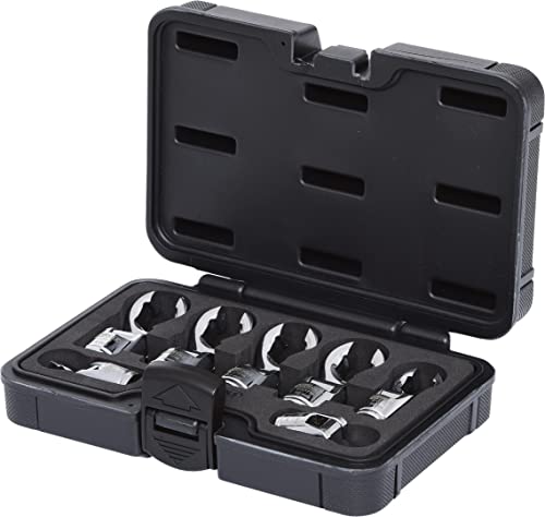 KS Tools 911.1710 3/8" Gelenk-Ringschlüssel-Stecknuss-Satz (offen), 7-tlg von KS Tools