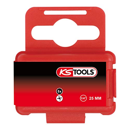 KS Tools 911.2908 1/4" CLASSIC Bit Torque, 25mm, 10mm, 5er Pack von KS Tools