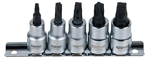 KS Tools 911.4010 3/8" Bit-Stecknuss-Satz für Mts Mortorq-Schrauben, 5-teilig KS Tools 911.4010 3/8" Bit-Stecknuss-Satz für Mts Mortorq-Schrauben, 5-teilig von KS Tools