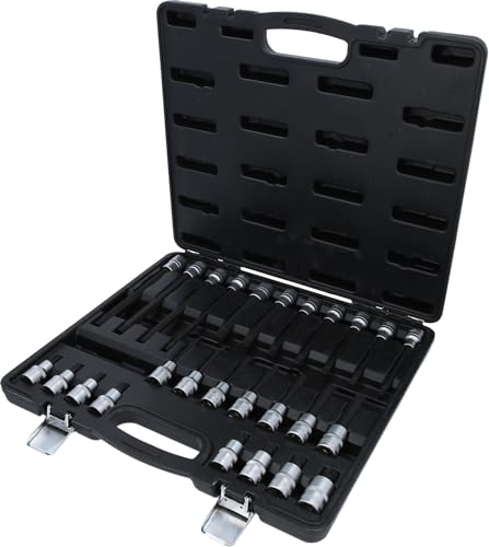 KS Tools 911.4540 EVOLUTION Series 1/2" Bit-Stecknuss-Satz für Vielzahn (XZN)-Schrauben, 26-tlg von KS Tools