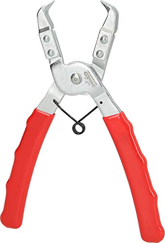 KS Tools 911.8181 Clip-Zange zur Demontage von Kunststoffspreiznieten, Schlagnieten und -Clips, gerade von BRILLIANT TOOLS