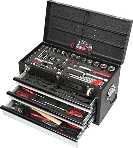 KS Tools 918.0100 1/4"+1/2" CHROMEplus Universal-Werkzeug-Satz, 99-tlg. GEAR, 4042146120910 von KS Tools