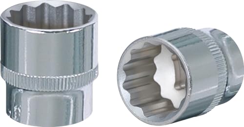 KS Tools 918.3718 3/8" CHROMEplus 12-kant-Stecknuss, 18mm von KS Tools