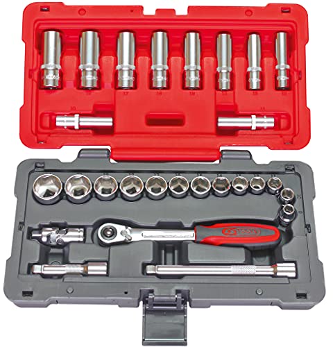KS Tools 922.0627 Coffret de 27 tlg. DOUILLES/Zubehör Ultimate 3/8 " von KS Tools