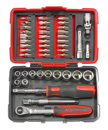 KS Tools 922.0647 Coffret de 47 Pièces de DOUILLES/Zubehör Ultimate 1/4 " von KS Tools