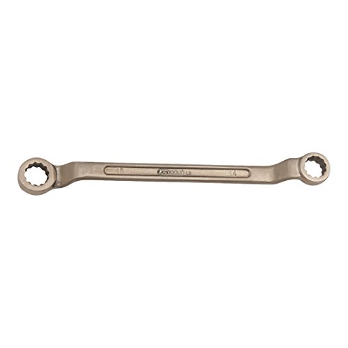 KS Tools 963.7395 BRONZEplus Doppel-Ringschlüssel gekröpft 16x18 mm von KS Tools