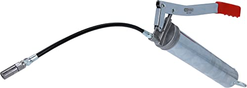 KS Tools 980.1010 Hebel-Fettpresse mit flexiblem Schlauch, 400g von KS Tools