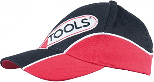 KS Tools 985.0003 Kappe-rot/schwarz, größenverstellbar von KS Tools