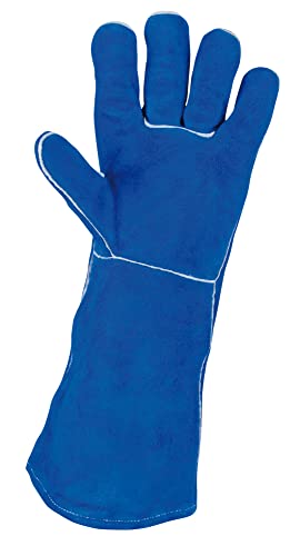 KS Tools 985.7038 Schweißer-Lederhandschuhe lang, M von KS Tools