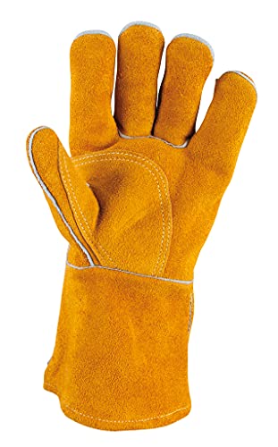 KS Tools 985.7034 Schweißer-Lederhandschuhe, M von KS Tools