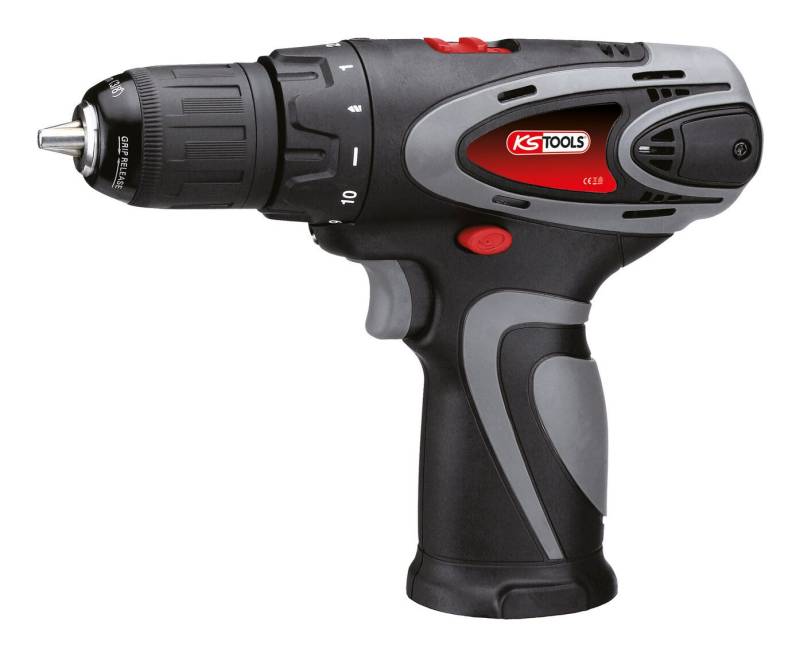 KS Tools Akku-Bohrschrauber, 11 V, max. 1870 U/min, Bohr-Schrauber, 24 Nm, 1.870 U/min 10,8V, ohne Akku und Ladegerät von KS Tools