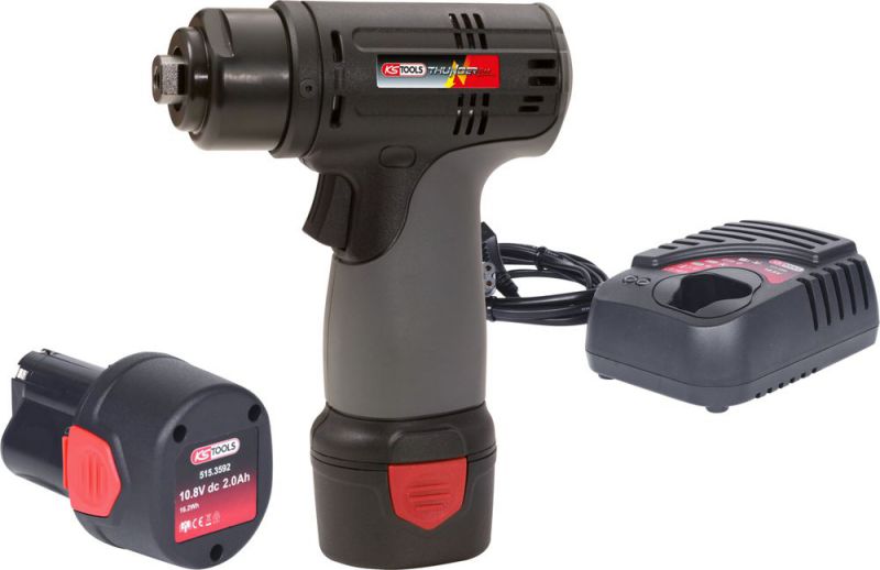 KS Tools Akku-Schleifmaschine, 3.200 U/min 10,8V, mit 2 Akkus und 1 Ladegerät - 515.3558 von KS-Tools