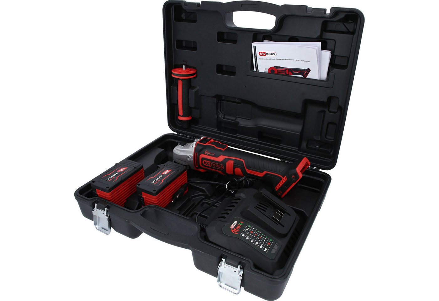 KS Tools Akku-Winkelschleifer KS TOOLS eMONSTER Brushless-Akku-Winkelschleifer-Satz 4tlg. - 515... KS Tools Akku-Winkelschleifer KS TOOLS eMONSTER Brushless-Akku-Winkelschleifer-Satz 4tlg. - 515... von KS Tools