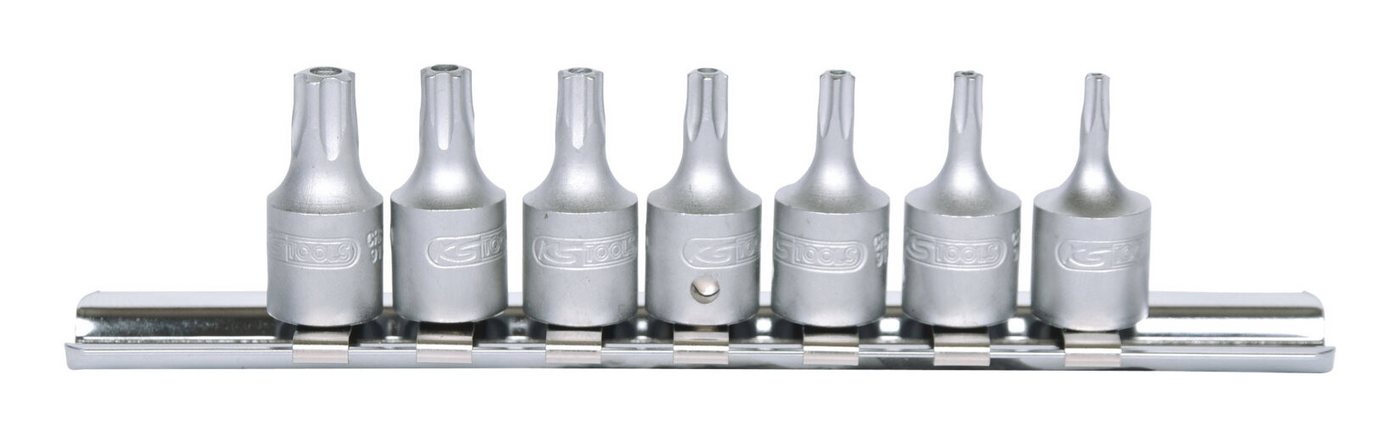 KS Tools Bit-Set, 7-St., 1/4" Stecknuss-Satz f. Fünfstern-Schrauben, 7-teilig KS Tools Bit-Set, 7-St., 1/4" Stecknuss-Satz f. Fünfstern-Schrauben, 7-teilig von KS Tools