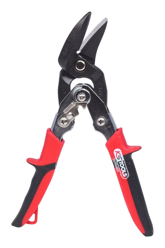 KS Tools Blechschere, Figuren-Durchlaufschere, linksschneidend von KS Tools