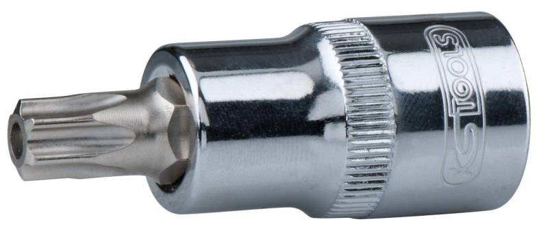 KS Tools Bohrer- und Bitset 1/2" CHROMEplus Bit-Stecknuss Torx mit Stirnlochbohrung,TB45 von KS Tools